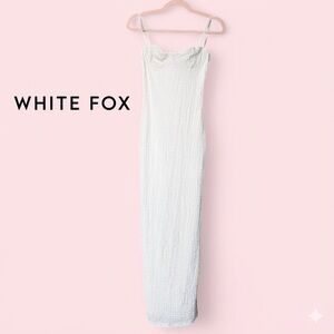 White Fox white maxi dress Size S